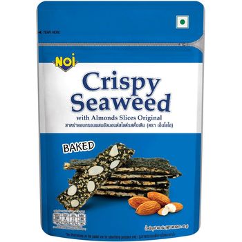 Noi Crispy Seaweed With Almond Slices Original 40g