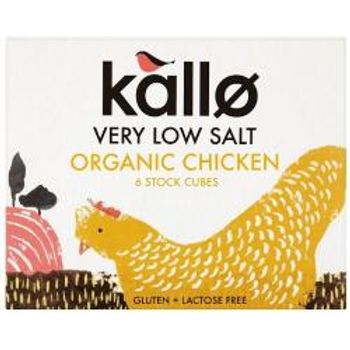 Kallo Organic Low Salt Chicken Stock Cube 51g