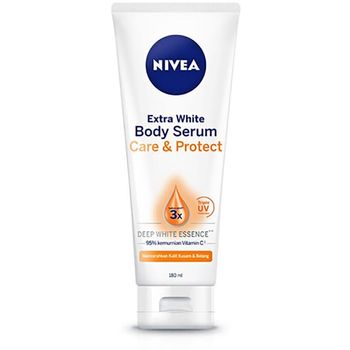 Nivea Extra White Body Serum Care And Protect 180ml