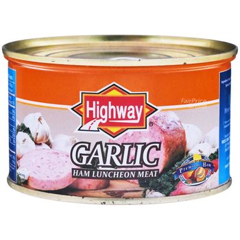 Highway Luncheon Meat Garlic Ham 397g