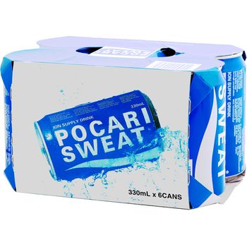 Pocari Sweat Ion Supply Can Drinks 6 X 330ml