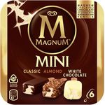 Magnum Classic Almond And White Chocolate Ice Cream Sticks 6pcs 55ml