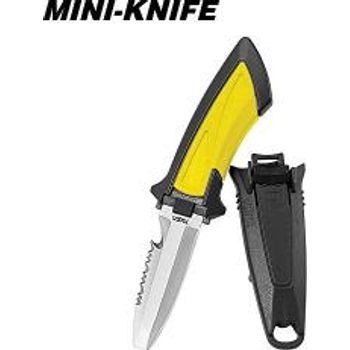 TUSA FK-11 Mini Dive Knife Blunt Tip Flash Yellow