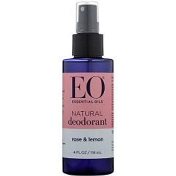 EO Deodorant Spray Natural Rose And Lemon 118ml