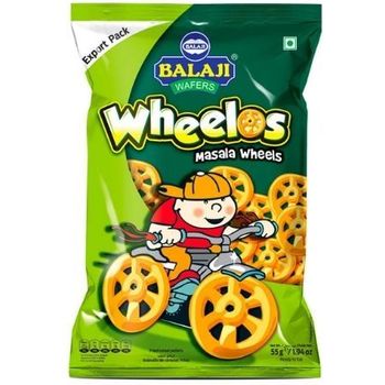 Balaji Wheelos Masala Wafers 55g