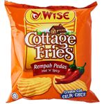 Wise Cottage Fries Potato Chips Hot And Spicy 65g
