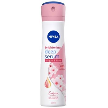 Nivea Whitening Deep Serum White And Smooth Hokkaido Rose Deodorant Spray 150ml