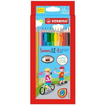 Stabilo Swans 12+1 Coloured Pencils 1870/13