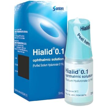 Hialid 0.1 Ophthalmic Solution Dry Eye Drops