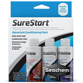 Seachem Laboratories Surestart Aquarium Conditioning 3 x 100ml