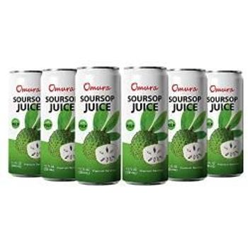 Real Soursop Graviola Fruit Juice 11.3 Floz Pack Of 6