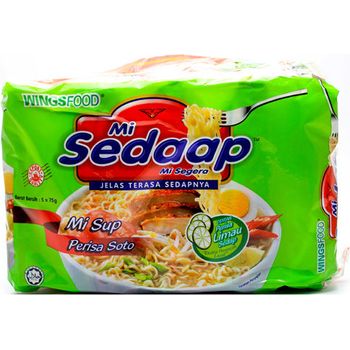 Wings Food Mi Sedaap Instant Noodle Soto Soup 5 x 75g