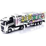 TSM Mercedes-Benz Actros with 40ft Container LBWK Kuma Graffiti LHD Diecast Car
