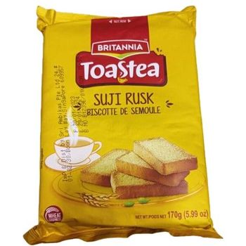 Britannia Wheat Rusk Biscotte Suji Toast 170g