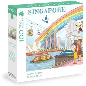Manuscript Singapore 100-piece Jigsaw Puzzle: ABC Explore Singapore