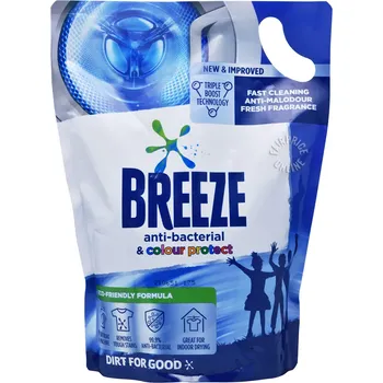Breeze Anti-Bacterial And Colour Protect Liquid Detergent Refill 1.5kg