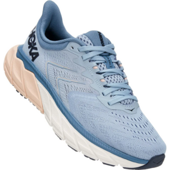 Hoka Women's Arahi 5 Running Shoe Blue Fog Provincial Blue D 6.5 US