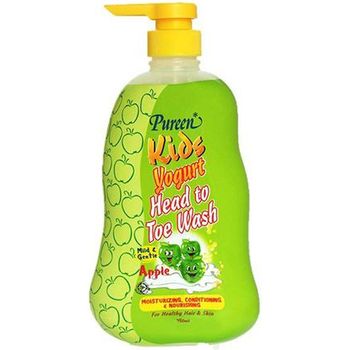 Pureen Kids Yogurt Head To Toe Wash Apple 750ml