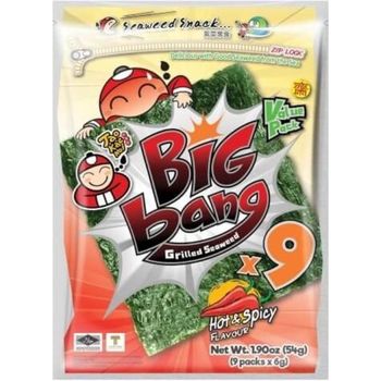 Tao Kae Noi Seaweed Big Bang Hot And Spicy 54g