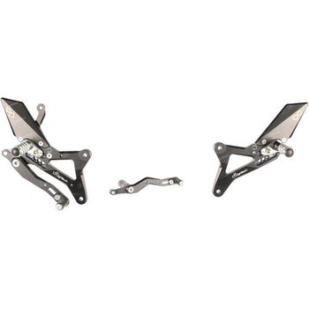 Lightech Adjustable Rear Sets Fold Up Footpeg Standard And Reverse Shifting For Yamaha R1 2009>2014