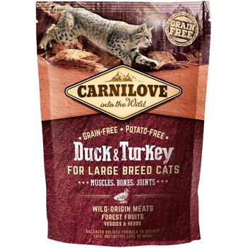 Carnilove Cat Large Breed Duck And Turkey 400g