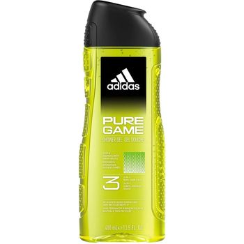 Bundle of 2 bottles of Adidas Pure Game Shower Gel Male 400ml X 2 bottles