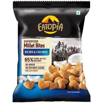 Eatopia Superfood Millet Bites Bajra And Coconut 50g
