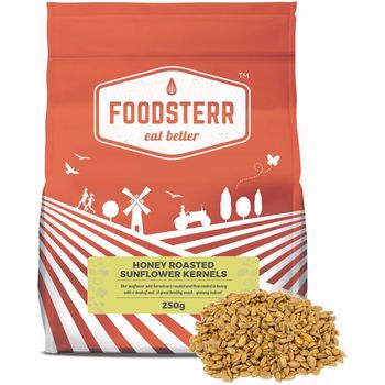 Foodsterr Honey Roasted Sunflower Kernels 250g