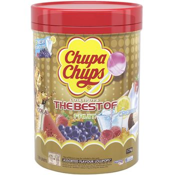 Chupa Chups Best Of 100 Lollipops 1.2kg