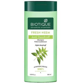 Syampu Anti Kelemumur Biotique Fresh Neem Dengan Perapi 180ml