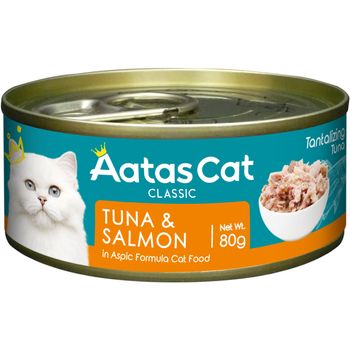Aatas Cat Tantalizing Tuna And Salmon In Aspic Formula 80g