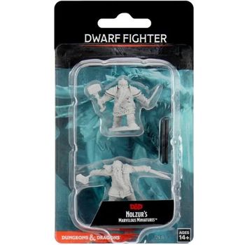 Dungeons & Dragons Unpainted Minis Dwarf Male Fighter