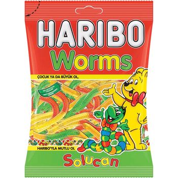 Haribo Fizz Jelly Worms 160g