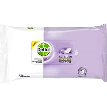 Dettol Wet Wipes Sensitive Isi 50 Sheets