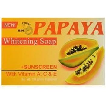 Rdl Papaya Skin Whitening Soap Plus Sunscreen W Vitamin A C E 135g