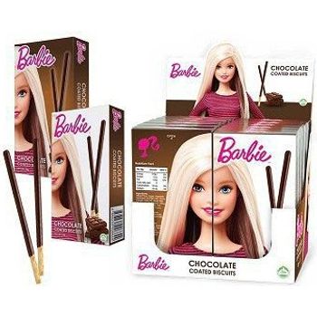 Barbie Coated Biscuit Strawberry