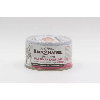 Back2nature Wild Tuna with Lamb Liver Canned Dog 95g