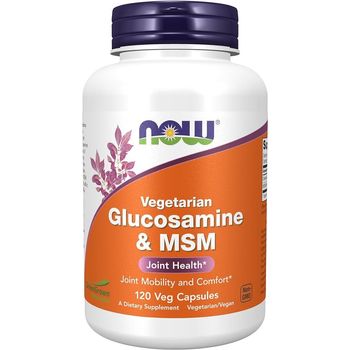 Now (Foods) - Joint Health, Glucosamine & MSM Vegetarian (120 veggie capsules)