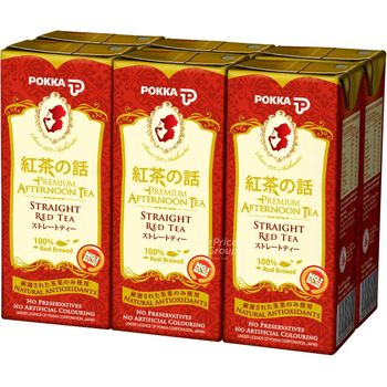 Pokka Premium Afternoon Straight Red Tea 6pcs 250ml