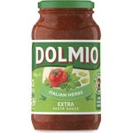 Dolmio Extra Italian Herbs Tomato Pasta Sauce 500g