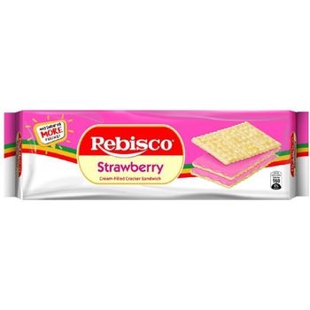 Rebisco Crackers Sandwich Strawberry 32g