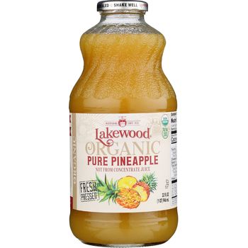 Lakewood Organic Juice Pineapple 907ml