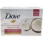 Dove Purely Pampering Coconut Milk Beauty Cream By Dove For Unisex 4 X 100g Bar Soap 4count