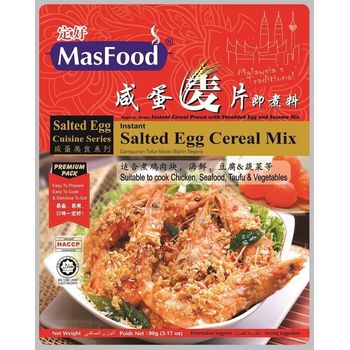 MasFood Instant Salted Egg Cereal Mix 90g