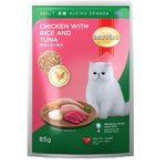 SmartHeart Chicken With Rice And Tuna In Jelly Cat Food Pouches 85g