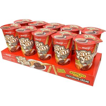 Meiji Yan Yan Chocolate Dip Stick Pack Of 10 x 50g