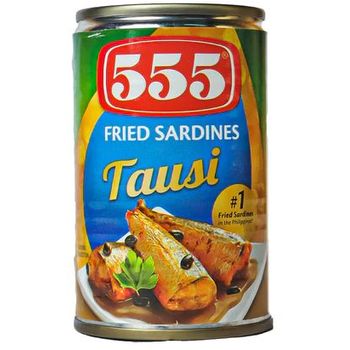 555 Fried Sardines With Tausi 155g