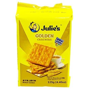 Julie's Golden Crackers 125g