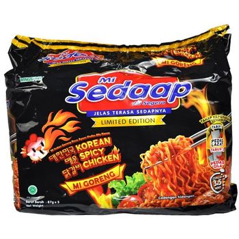 Mi Sedaap Noodle Korea Spicy Chicken 5 x 87g