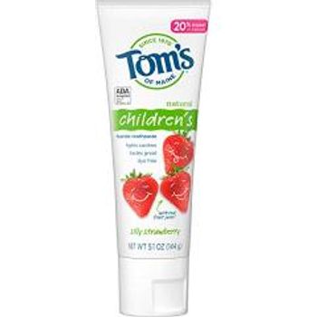 Tom's of Maine Silly Strawberry Children's Anticavity Toothpaste 144g